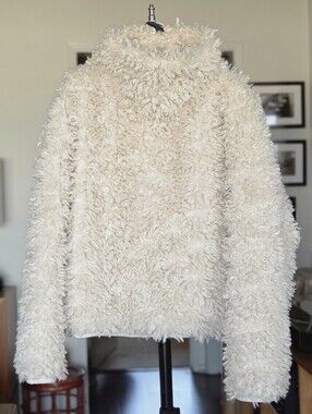 Khy Shaggy Faux Fur Pullover Fleece